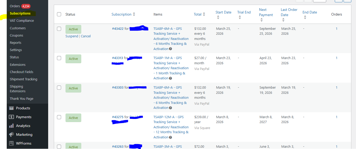 WooCommerce Subscription Setup