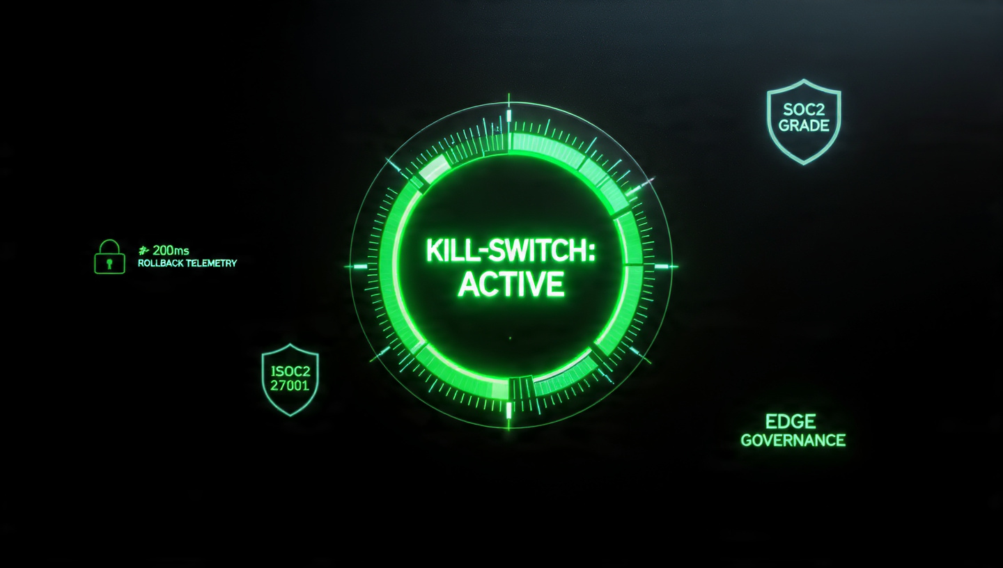 HDA Security Protocol: Real-time telemetry and 200ms automatic rollback governance.